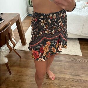 Farm Rio Women's Floral Skirt small